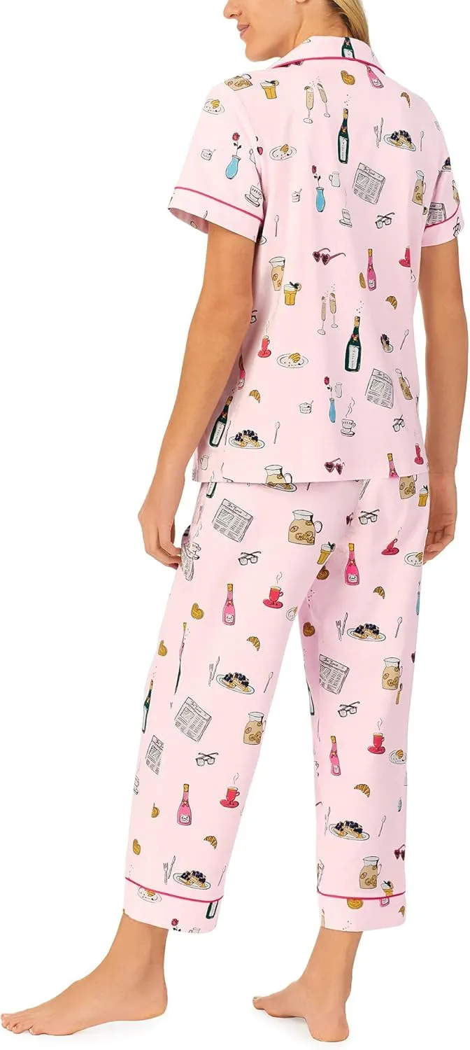 BedHead PJs Short Sleeve Classic Cropped PJ Set