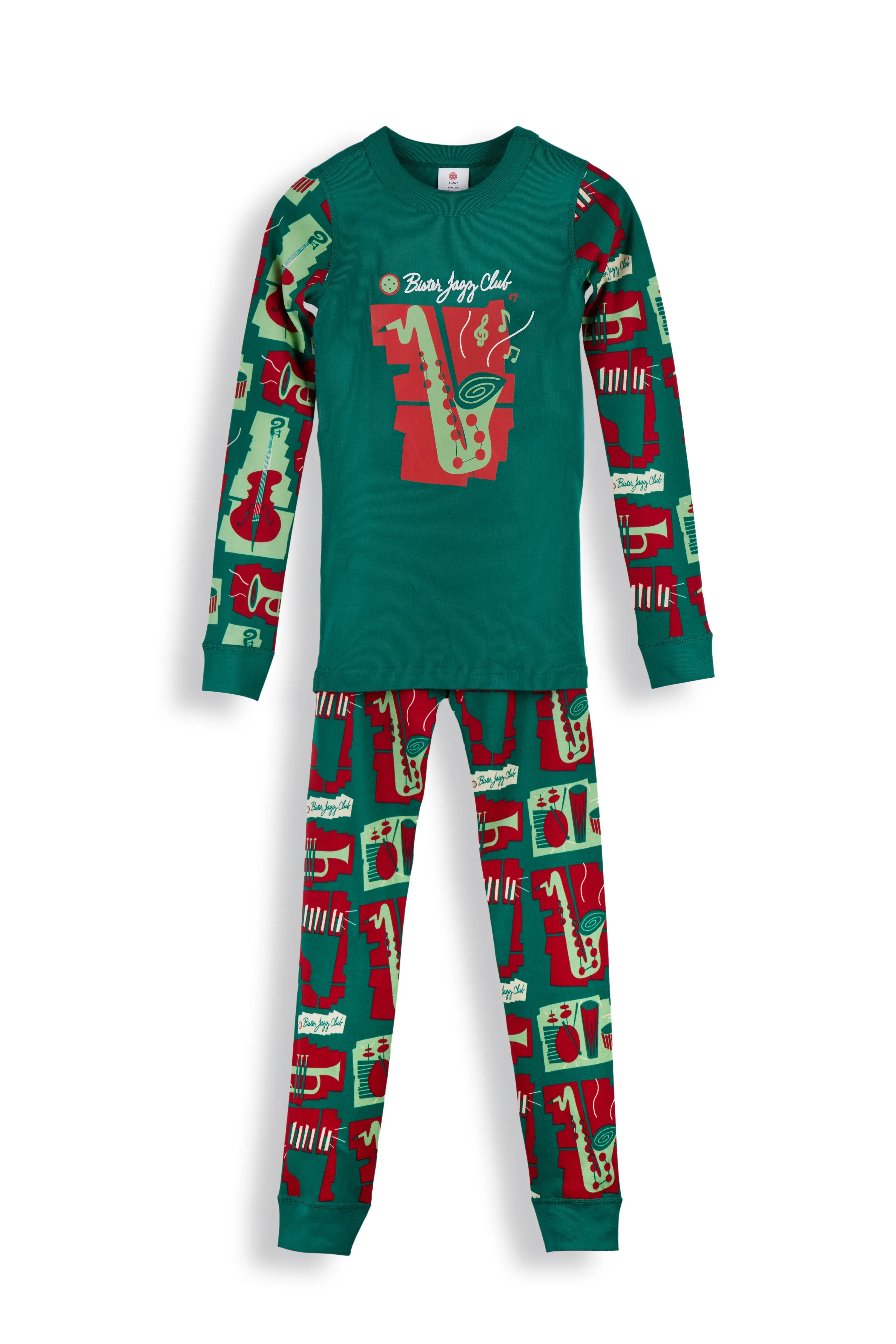 Bister Organic cotton Music Club Jazz Band Long Sleeve Pajamas