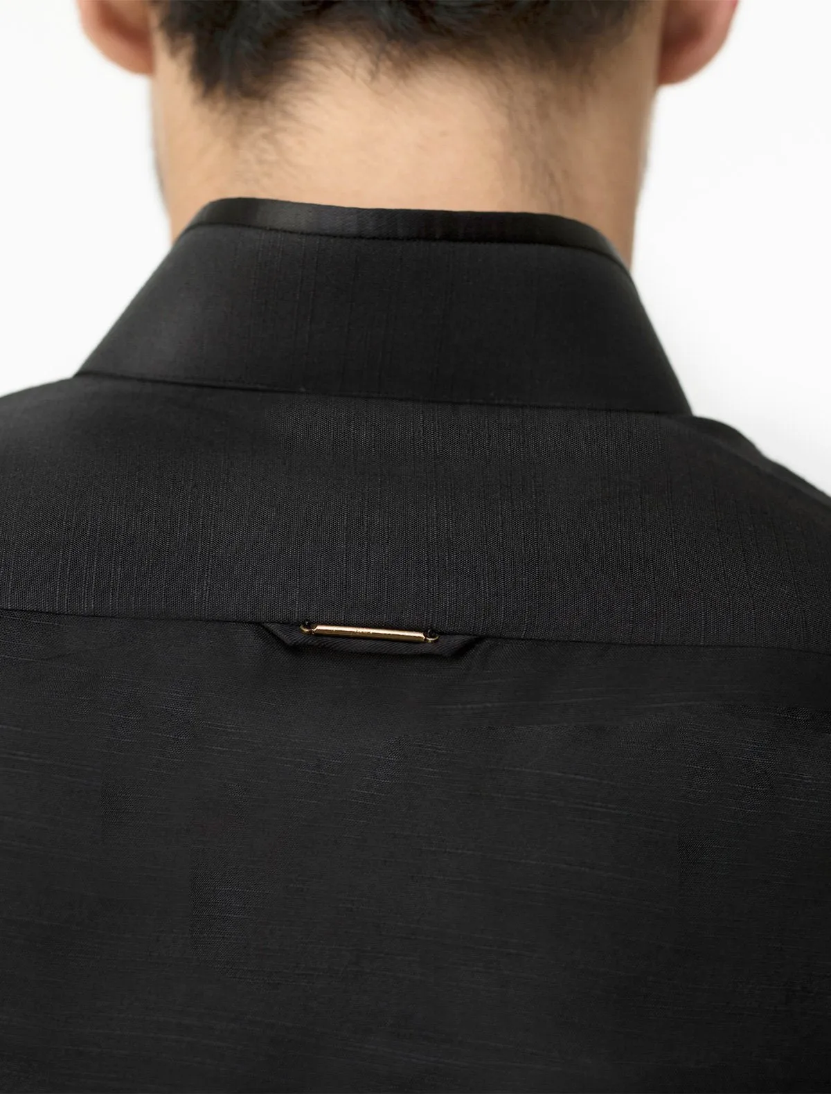 BLACK COTTON SILK KURTA PAJAMA