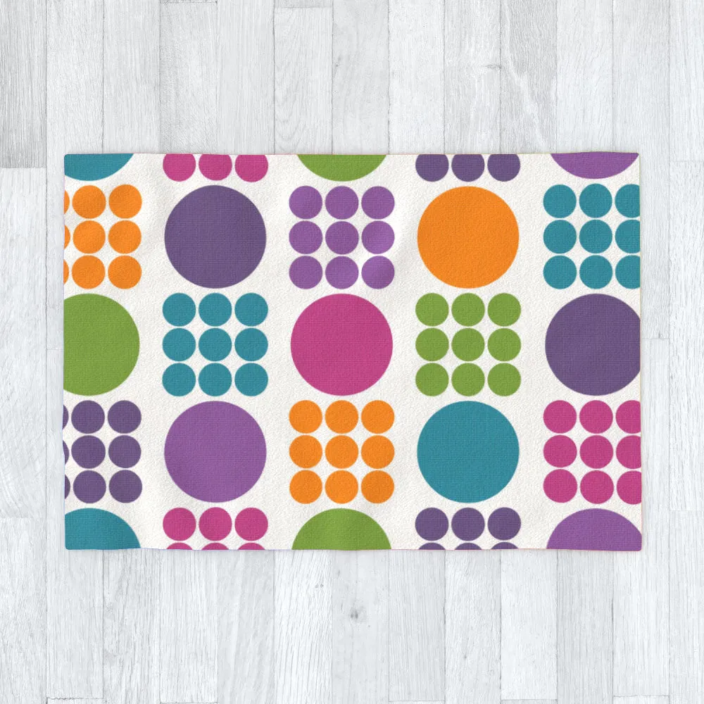 Blanket Throws - Textured Circles