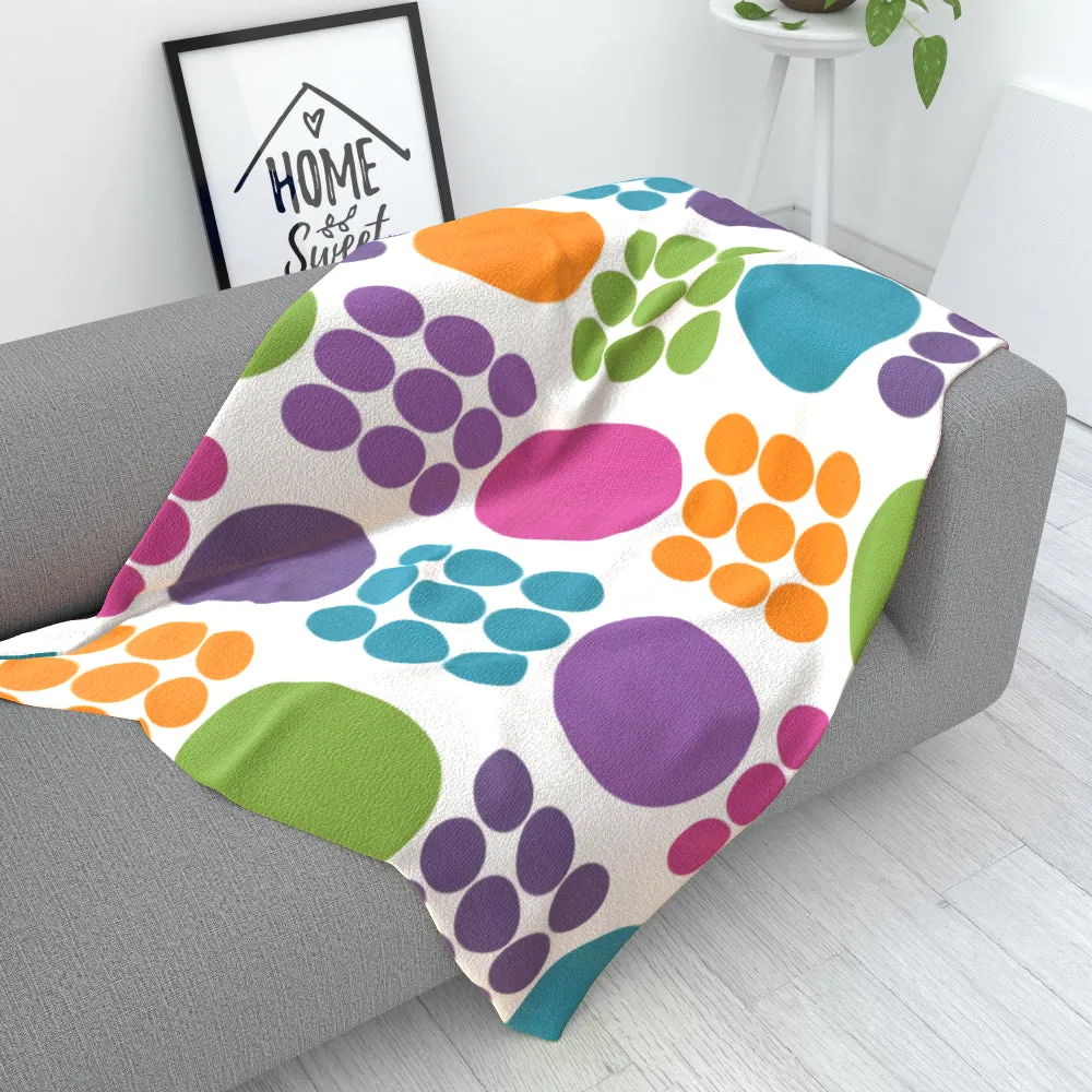 Blanket Throws - Textured Circles
