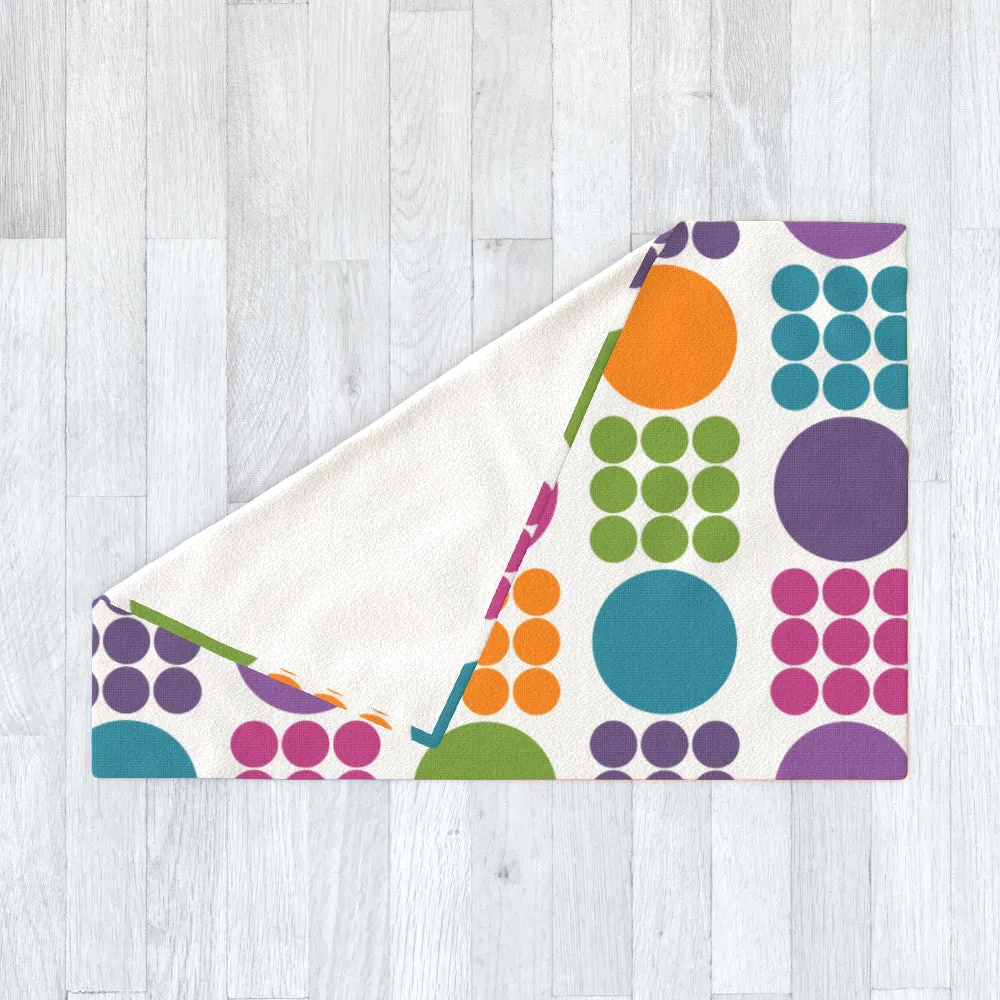 Blanket Throws - Textured Circles