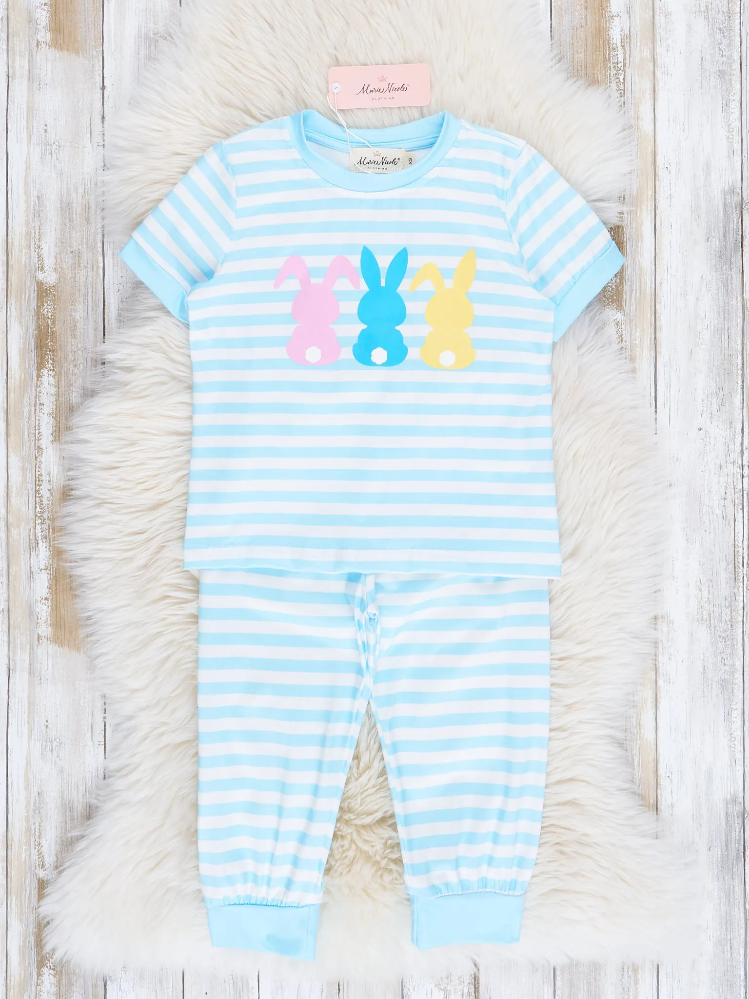 Blue Cottontail Pajamas