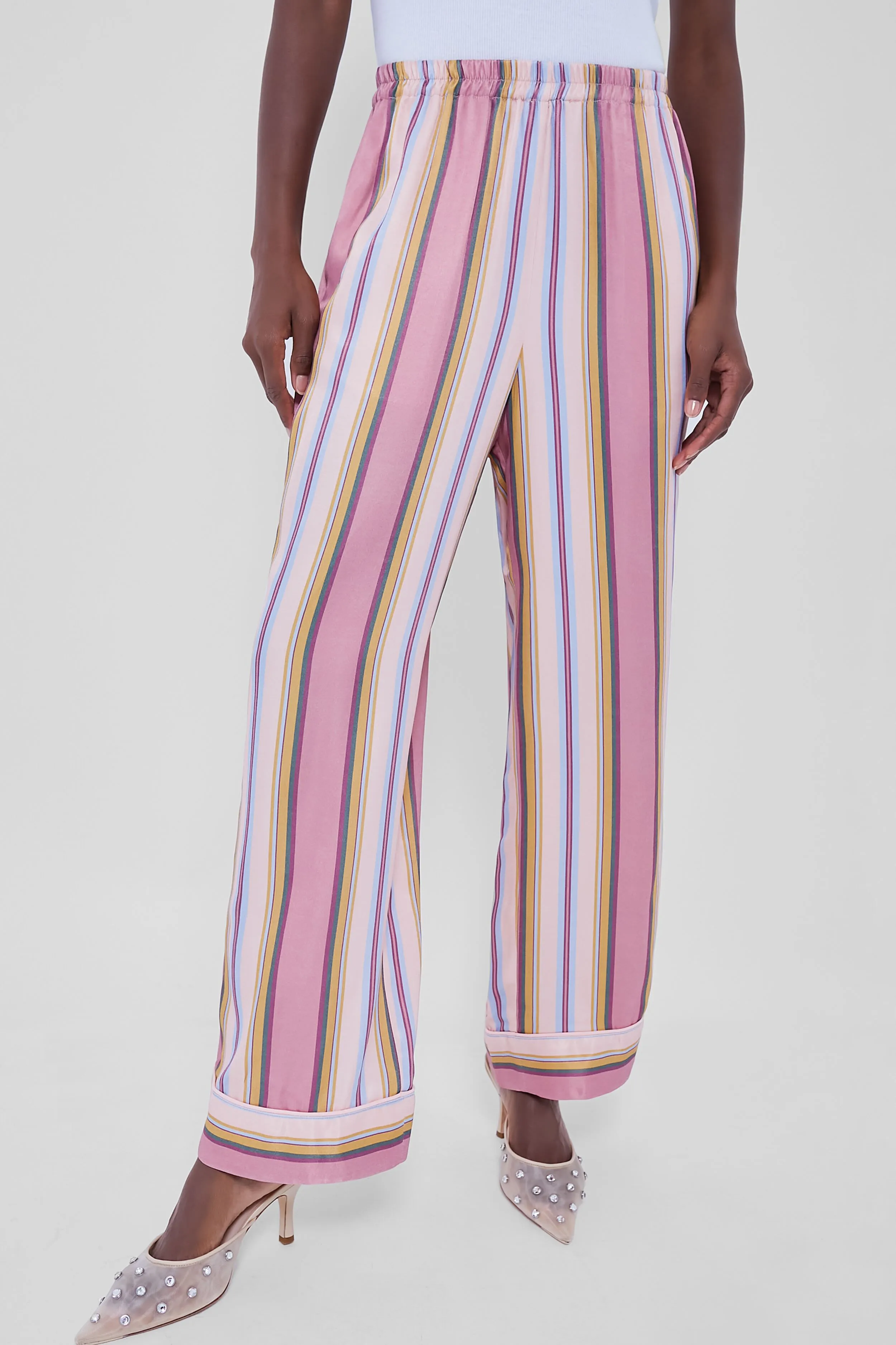 Blush Stripes Pants
