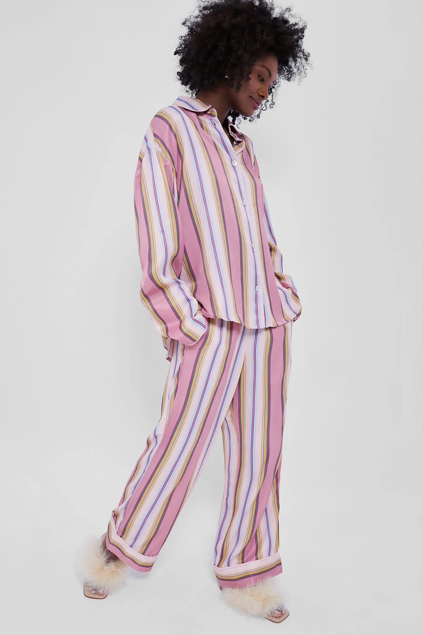 Blush Stripes Pants
