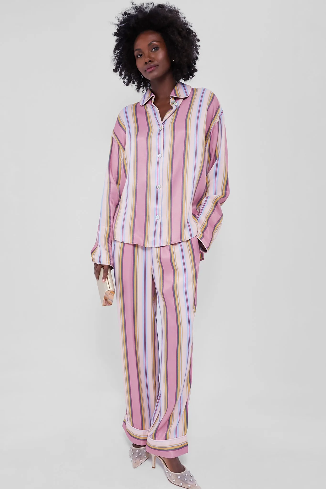 Blush Stripes Pants