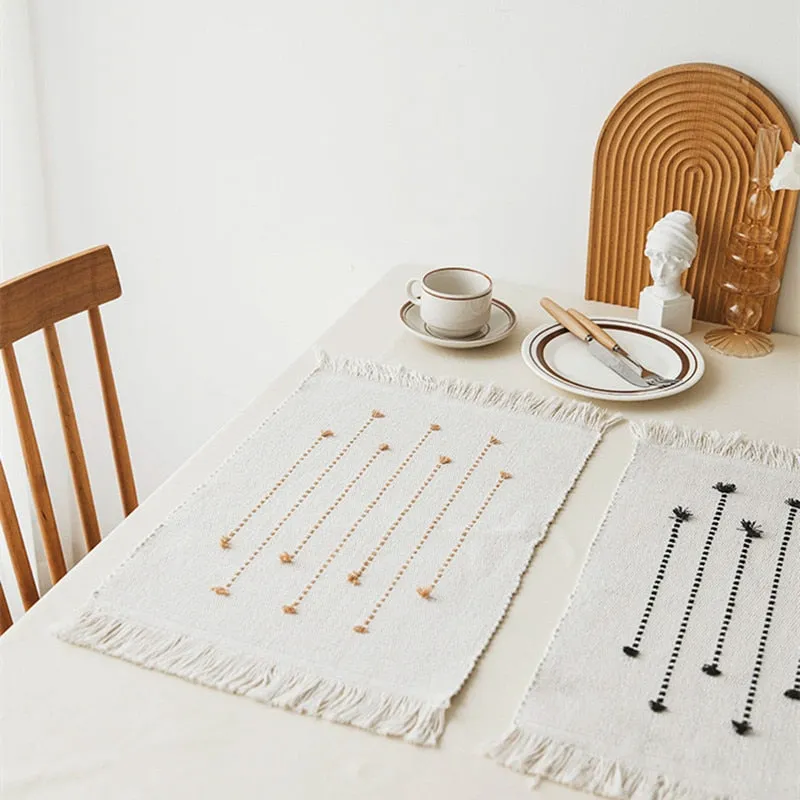 Boho Tassel Table Mat