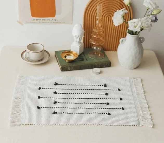 Boho Tassel Table Mat