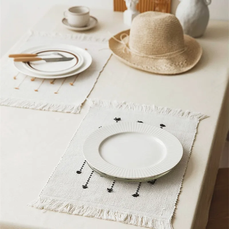 Boho Tassel Table Mat