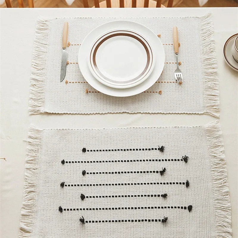 Boho Tassel Table Mat