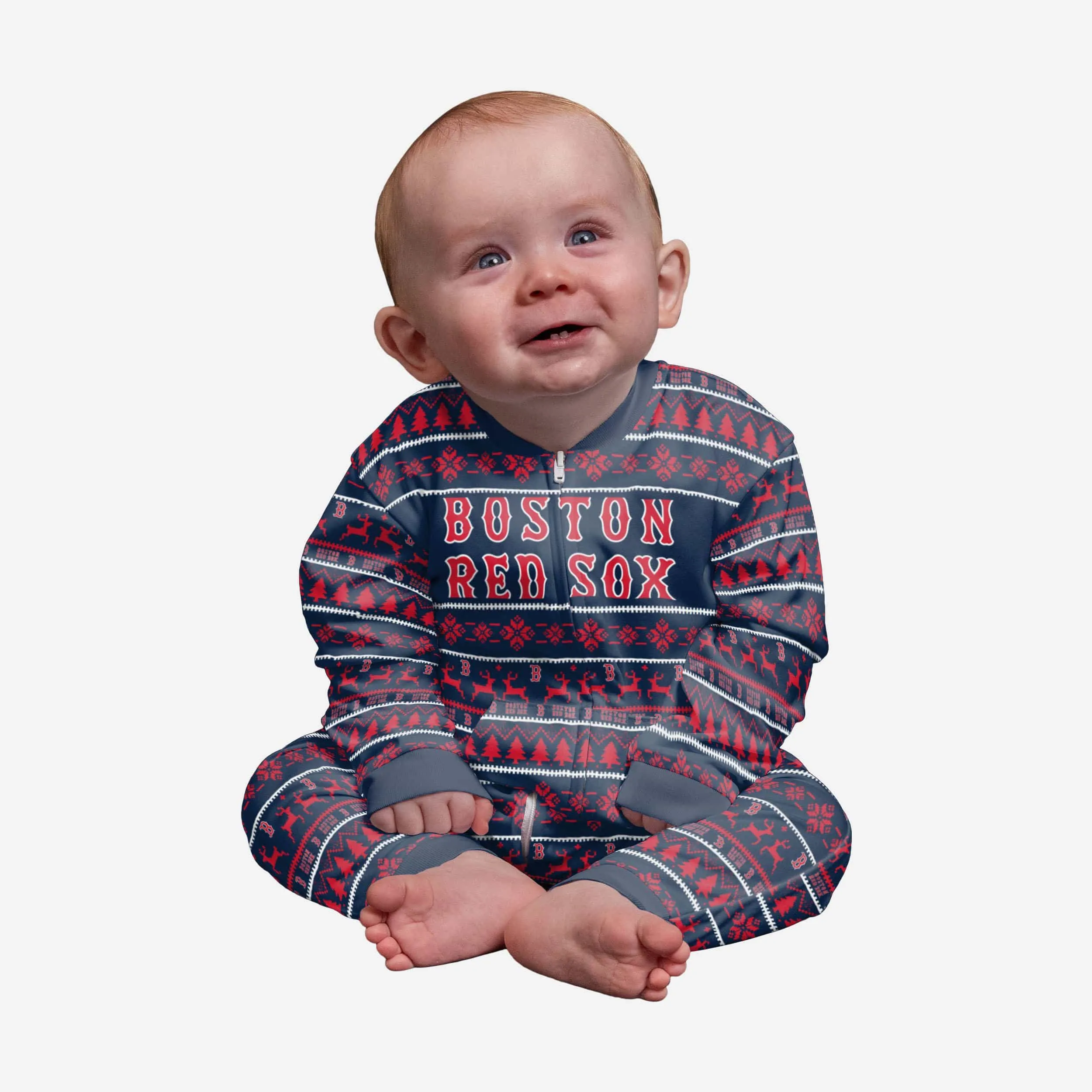 Boston Red Sox Infant Family Holiday Pajamas