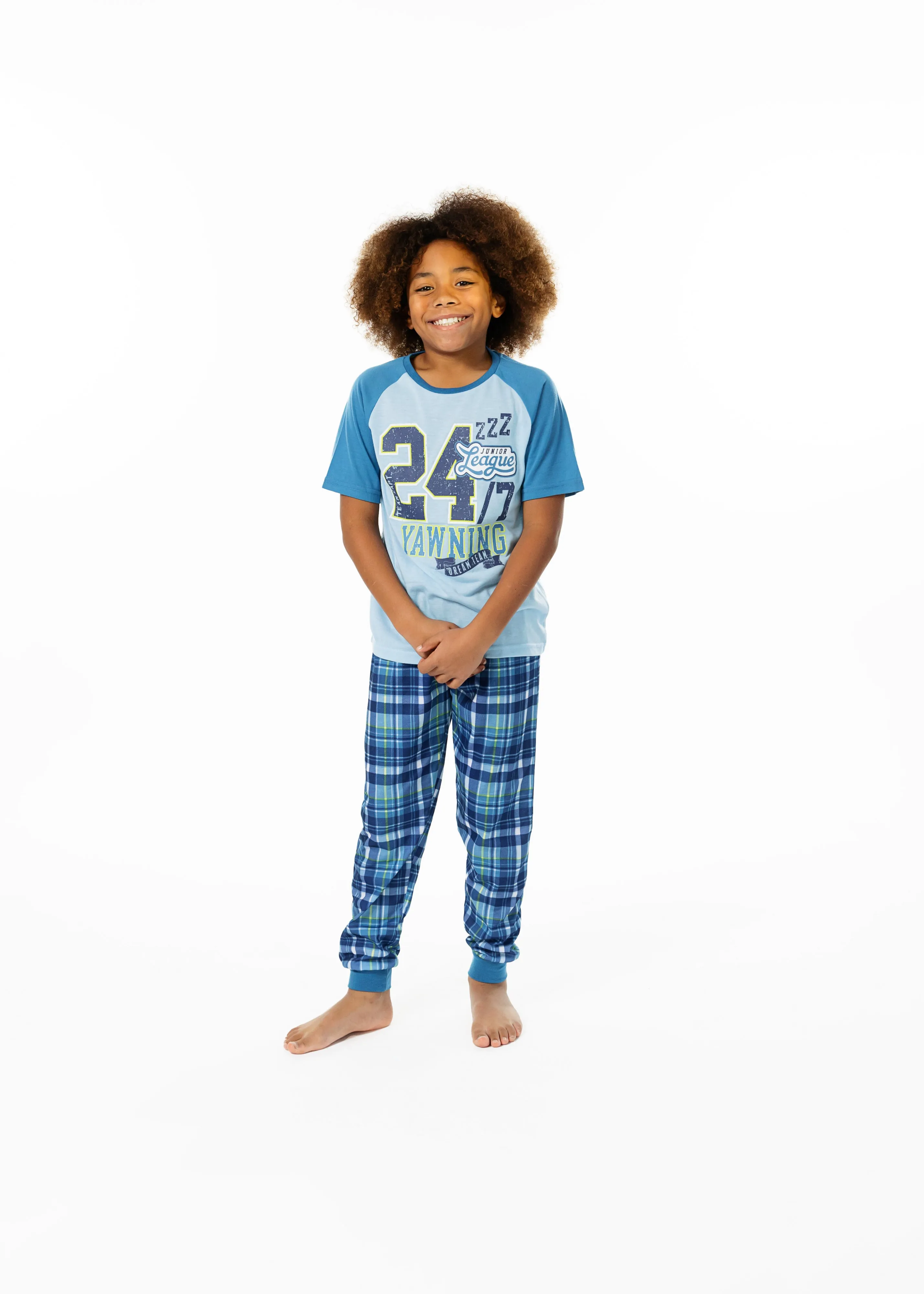 Boys 24/7 Yawning 2-Piece Pajama Sleep Pants Set