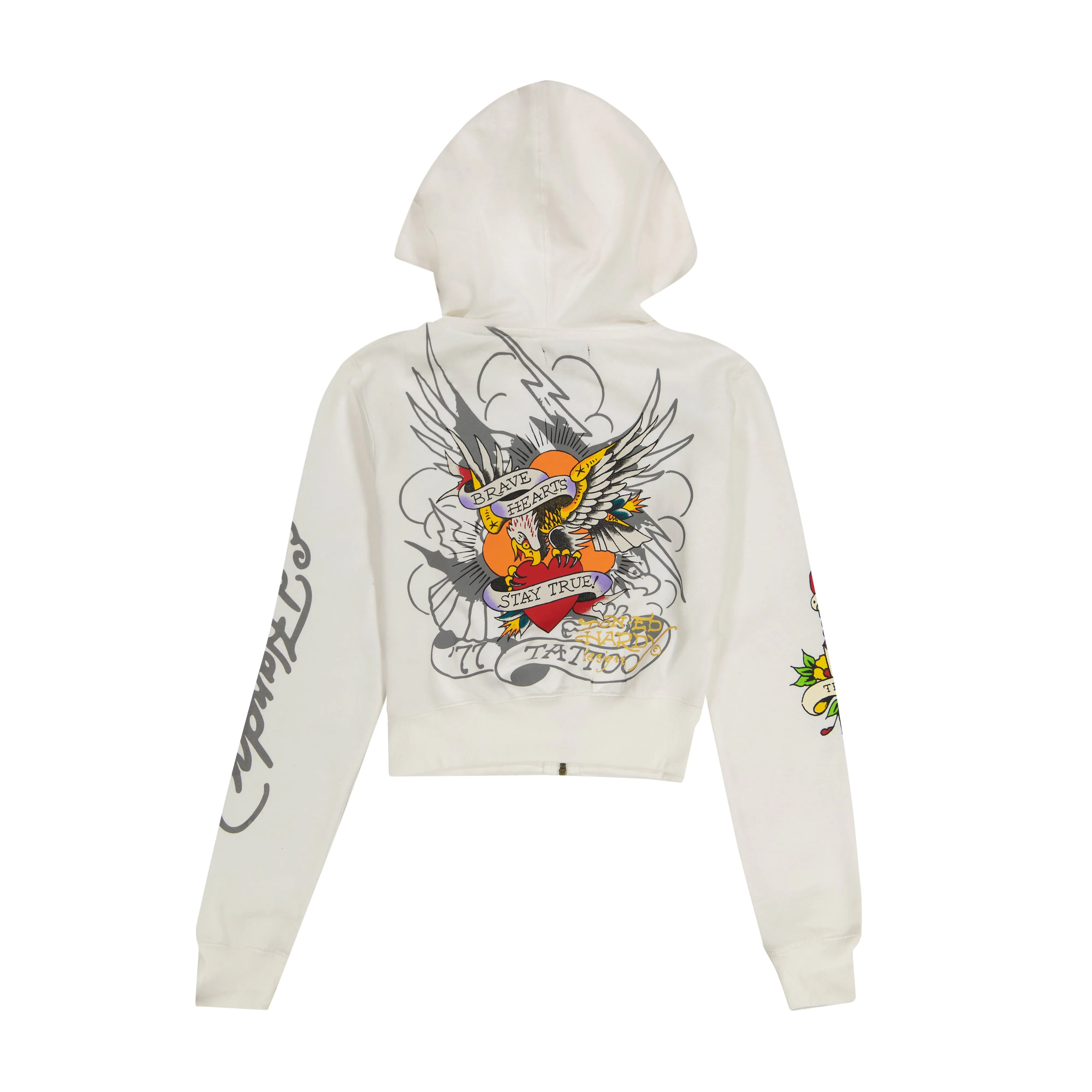 Brave Eagle Cropped Hoodie