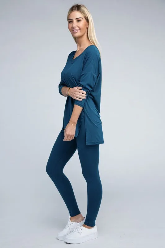 Brushed DTY Microfiber Loungewear Set - online exclusive
