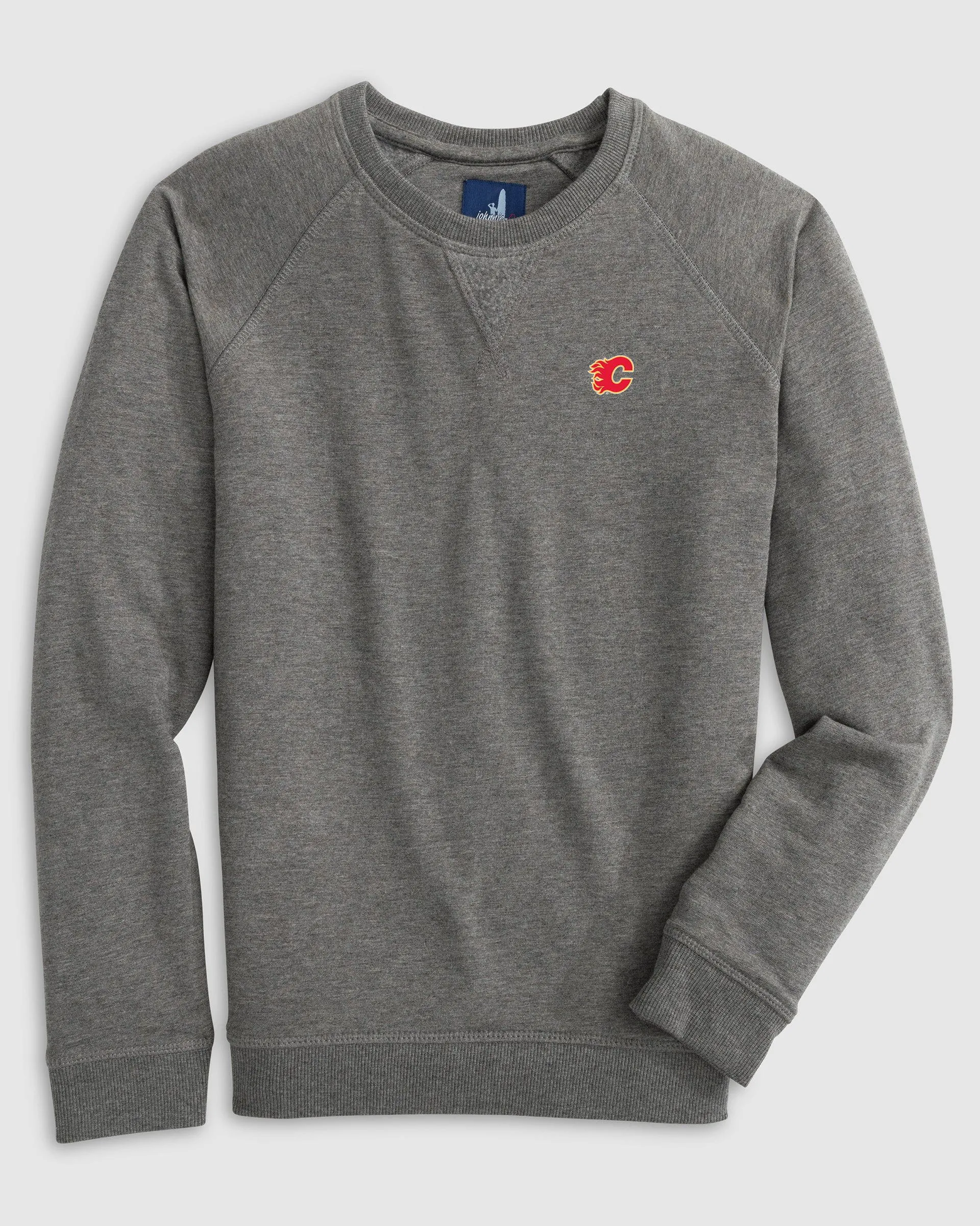 Calgary Flames Freeman Jr. Crewneck Fleece Sweatshirt