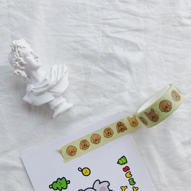 Cartoon Cute Bear Washi Tapes School Tools