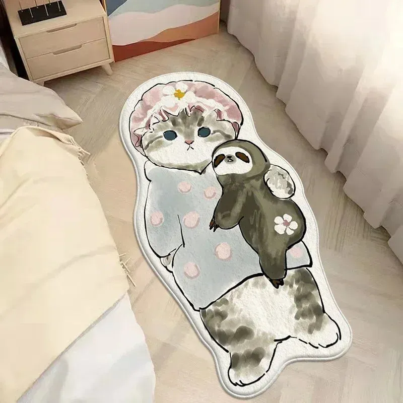 Cat Themed Non-Slip Rug and Doormat