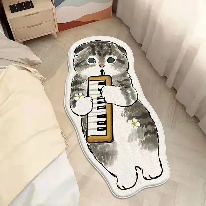 Cat Themed Non-Slip Rug and Doormat