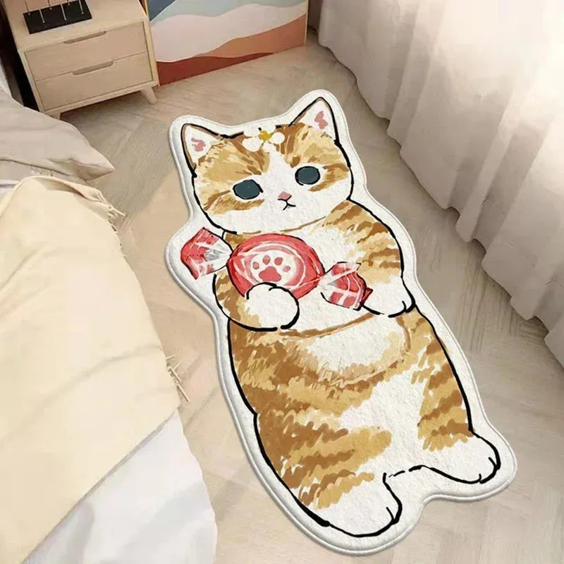 Cat Themed Non-Slip Rug and Doormat