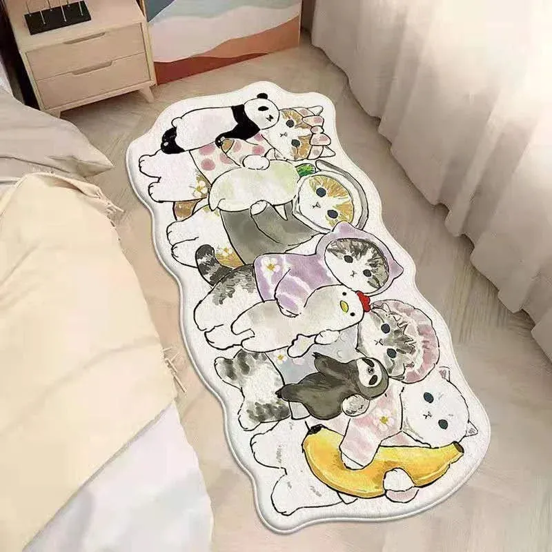 Cat Themed Non-Slip Rug and Doormat