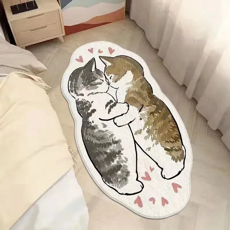 Cat Themed Non-Slip Rug and Doormat