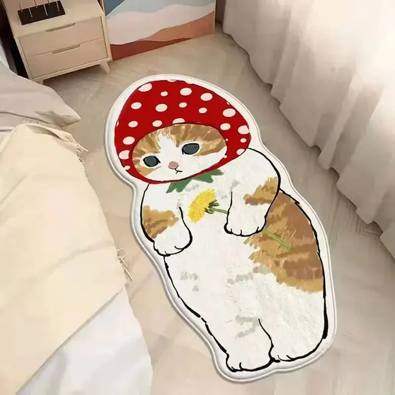 Cat Themed Non-Slip Rug and Doormat