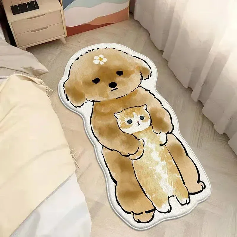 Cat Themed Non-Slip Rug and Doormat