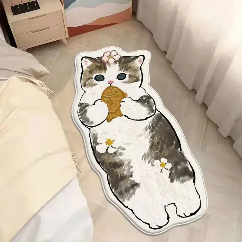 Cat Themed Non-Slip Rug and Doormat