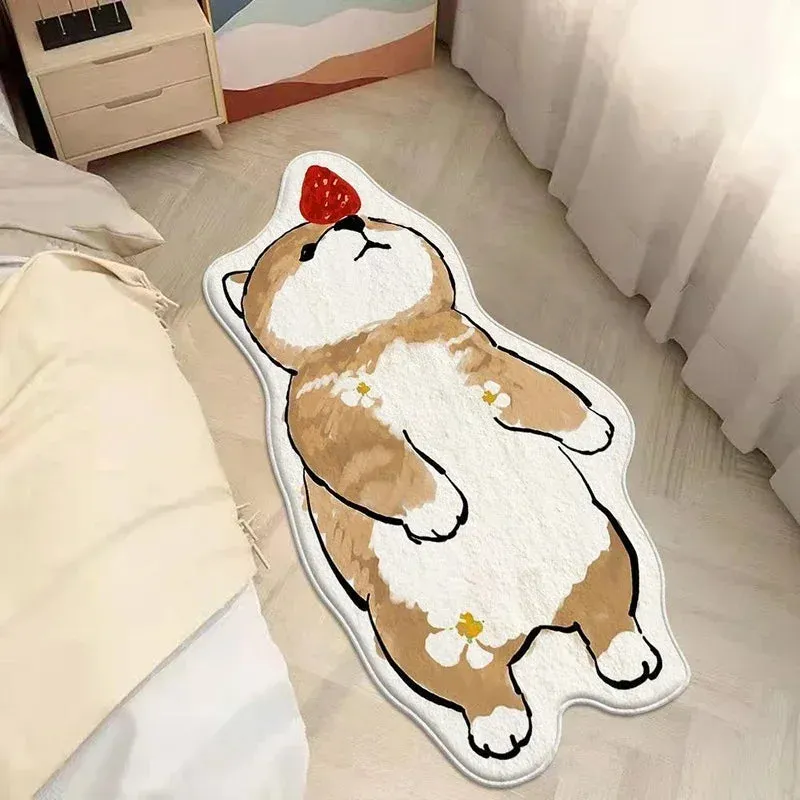 Cat Themed Non-Slip Rug and Doormat