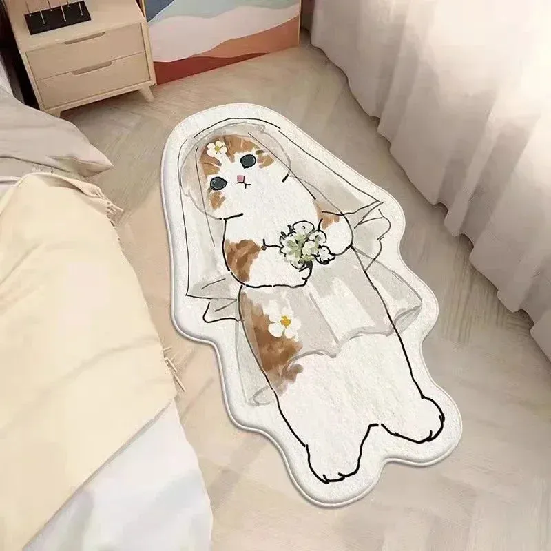 Cat Themed Non-Slip Rug and Doormat