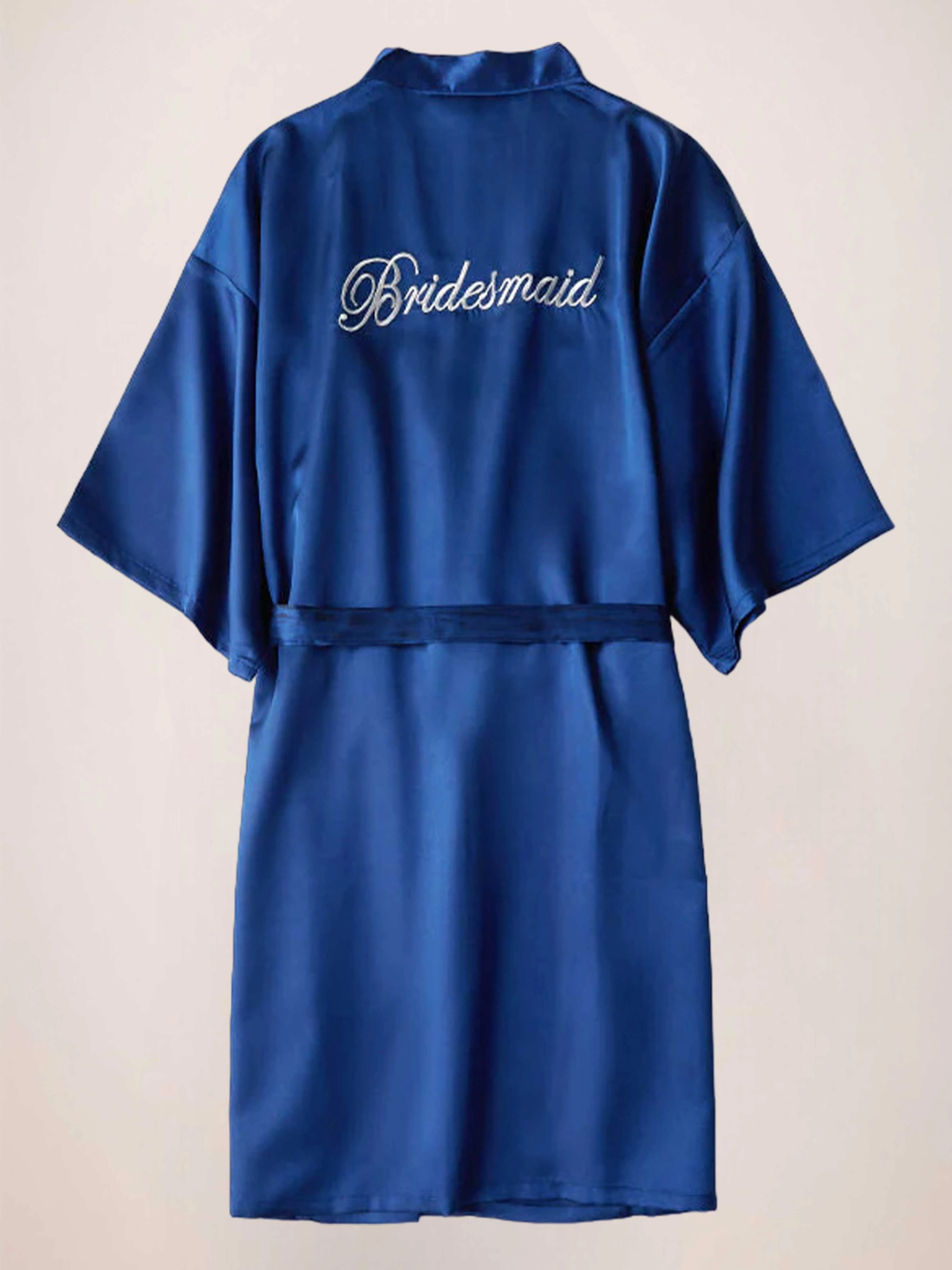 Charming Sleeves Satin Morning Robes For Bridesmaid