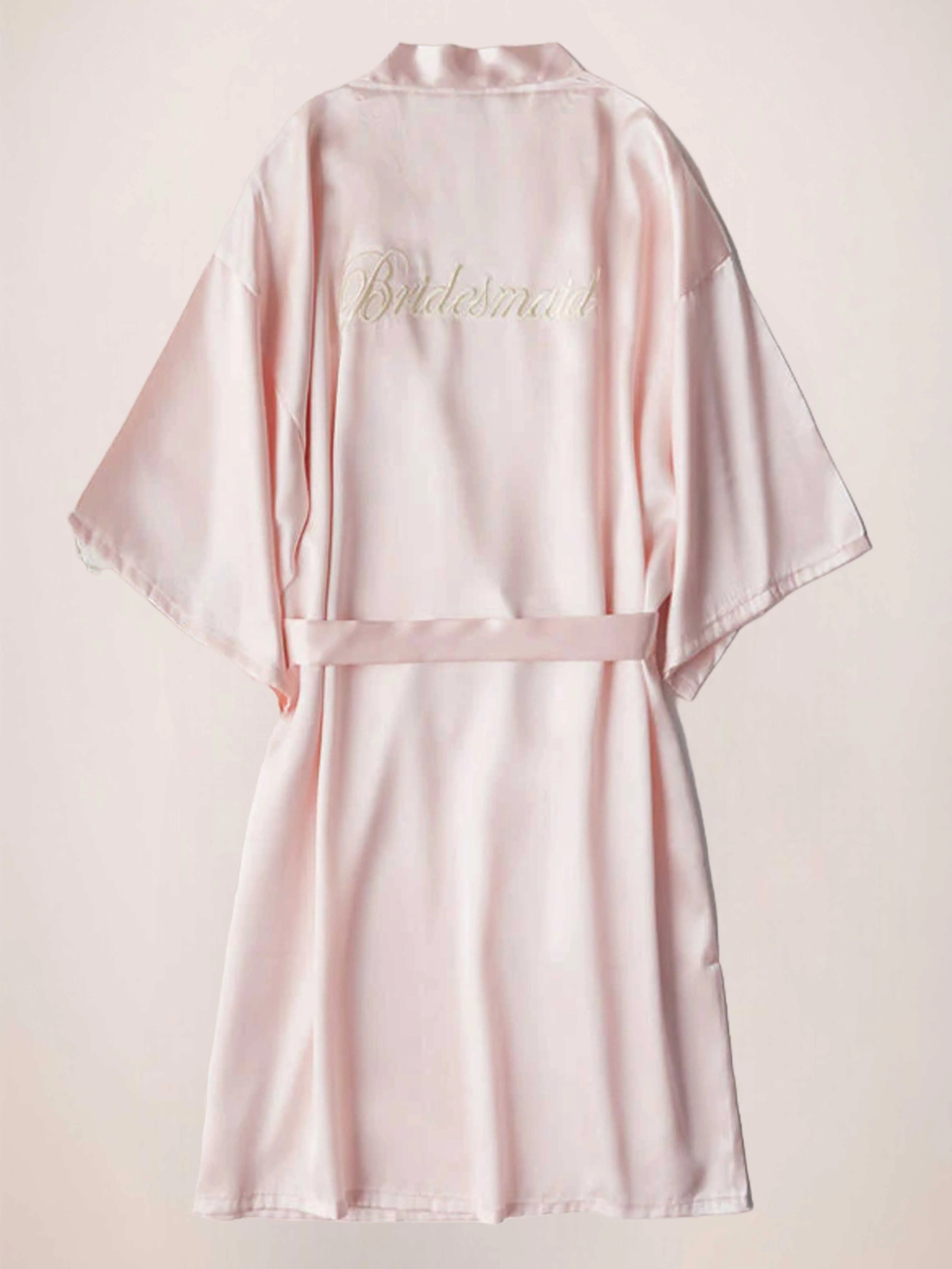 Charming Sleeves Satin Morning Robes For Bridesmaid