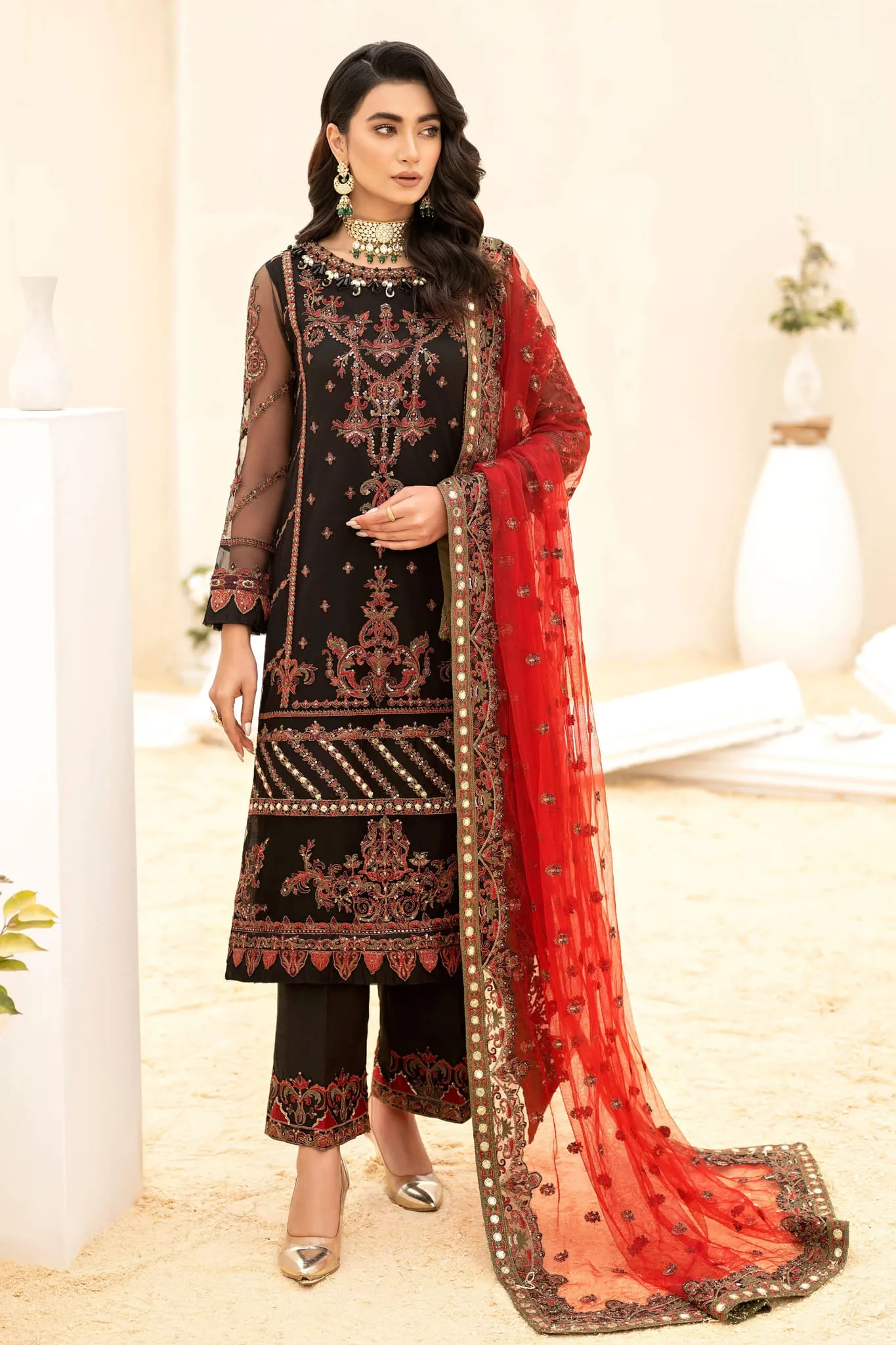 Chinon by Iznik Unstitched 3 Piece Luxury Chiffon Collection'2023-CC-08-Darina