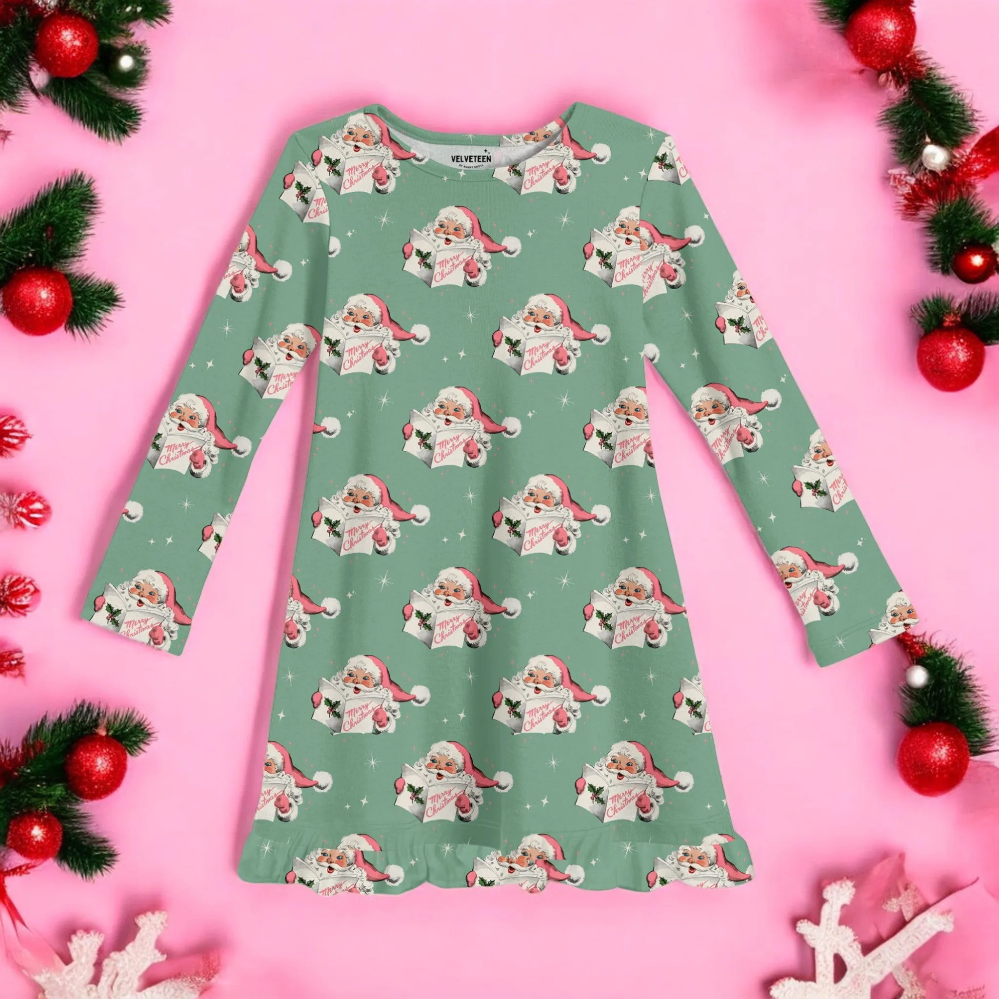 Christmas Carols | Bamboo Ruffle Gown
