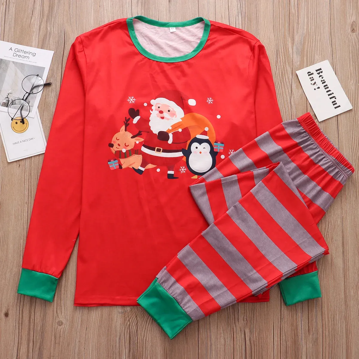 Christmas Family Matching Pajamas Sets - Deer Design