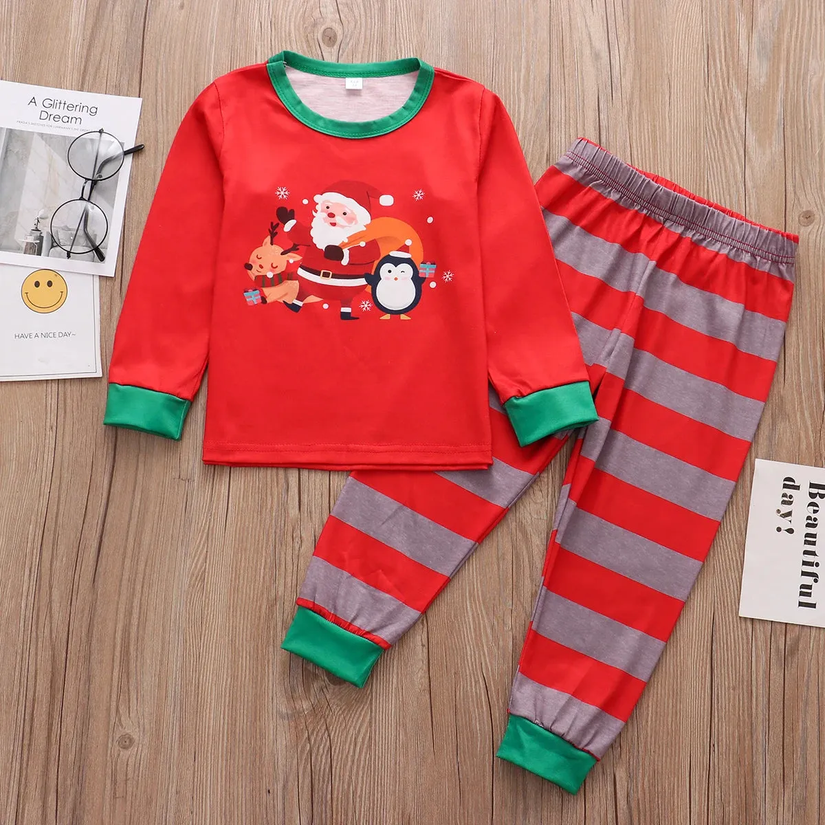 Christmas Family Matching Pajamas Sets - Deer Design