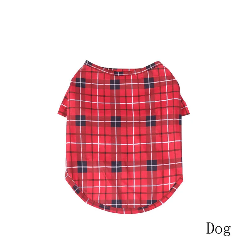 Christmas Matching Pajamas Plaid Cotton Family