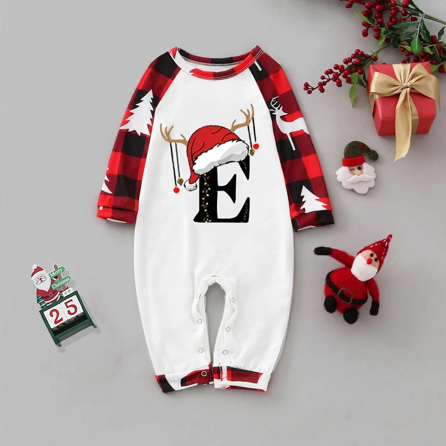 Christmas Pajamas for Family 2024 Holiday Christmas Pjs for Family Xmas Pajamas Matching Sets for Couples Sleepwear