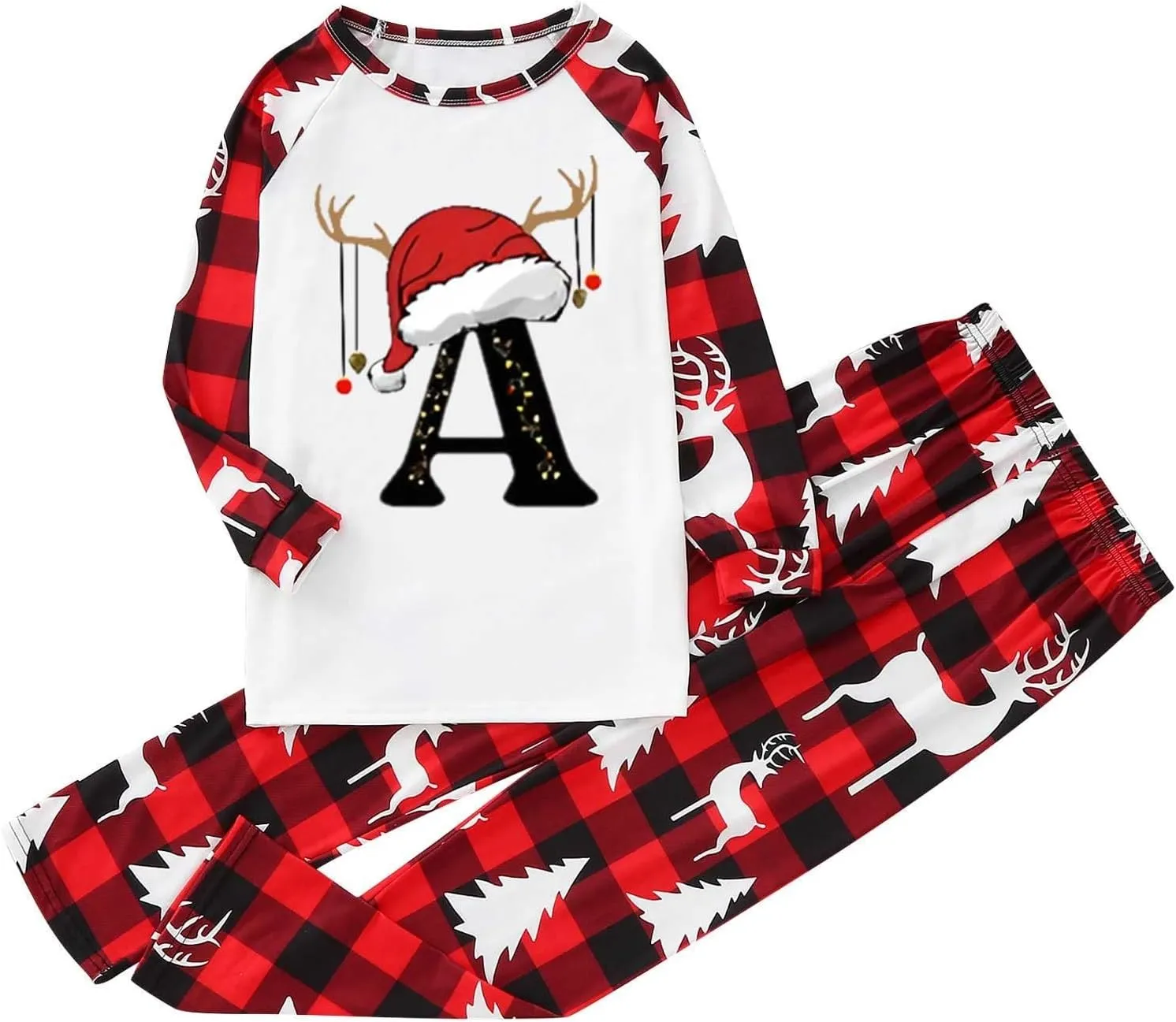 Christmas Pajamas for Family 2024 Holiday Christmas Pjs for Family Xmas Pajamas Matching Sets for Couples Sleepwear