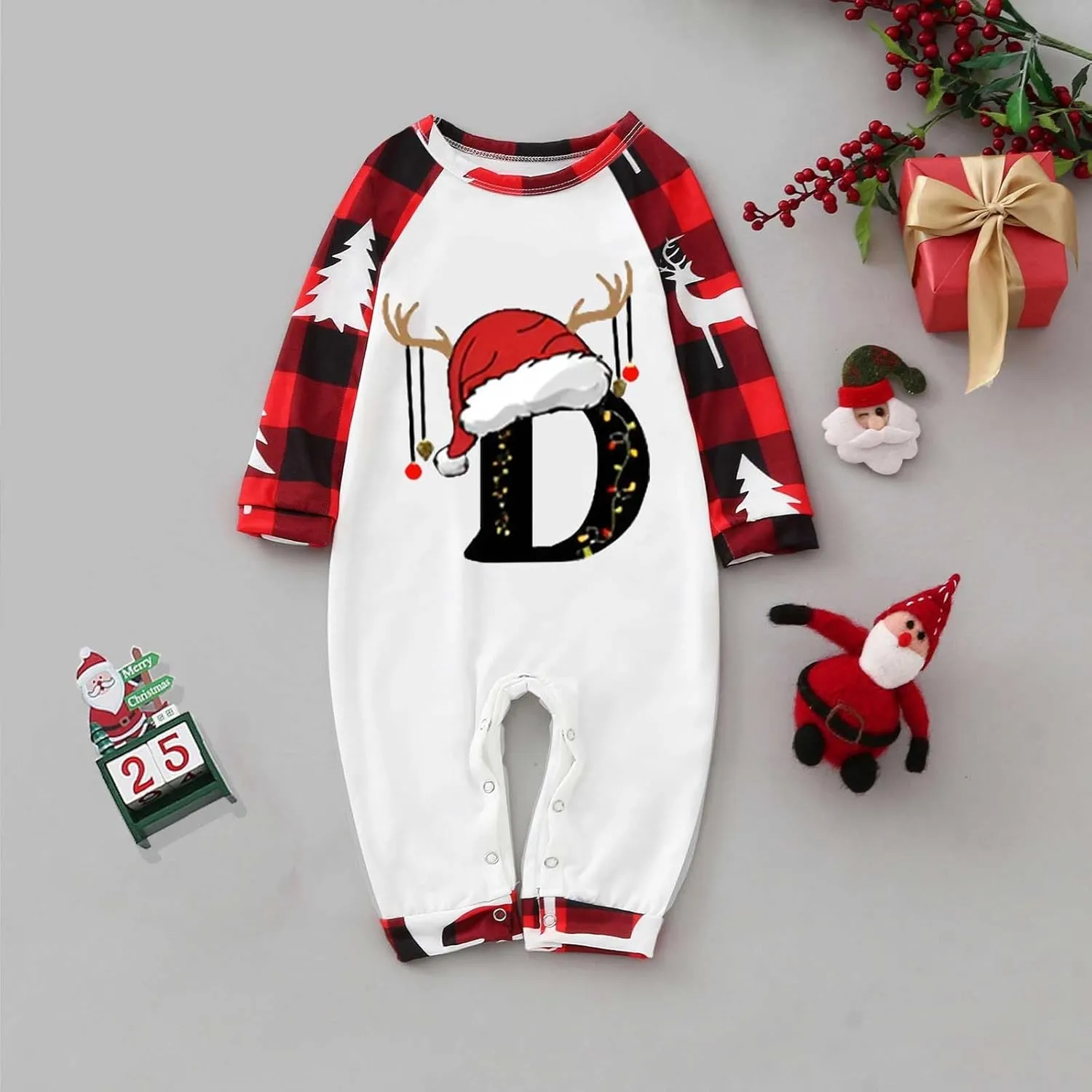 Christmas Pajamas for Family 2024 Holiday Christmas Pjs for Family Xmas Pajamas Matching Sets for Couples Sleepwear