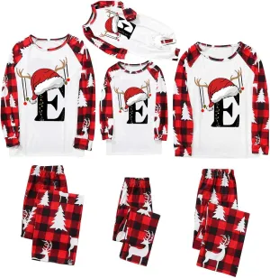 Christmas Pajamas for Family 2024 Holiday Christmas Pjs for Family Xmas Pajamas Matching Sets for Couples Sleepwear