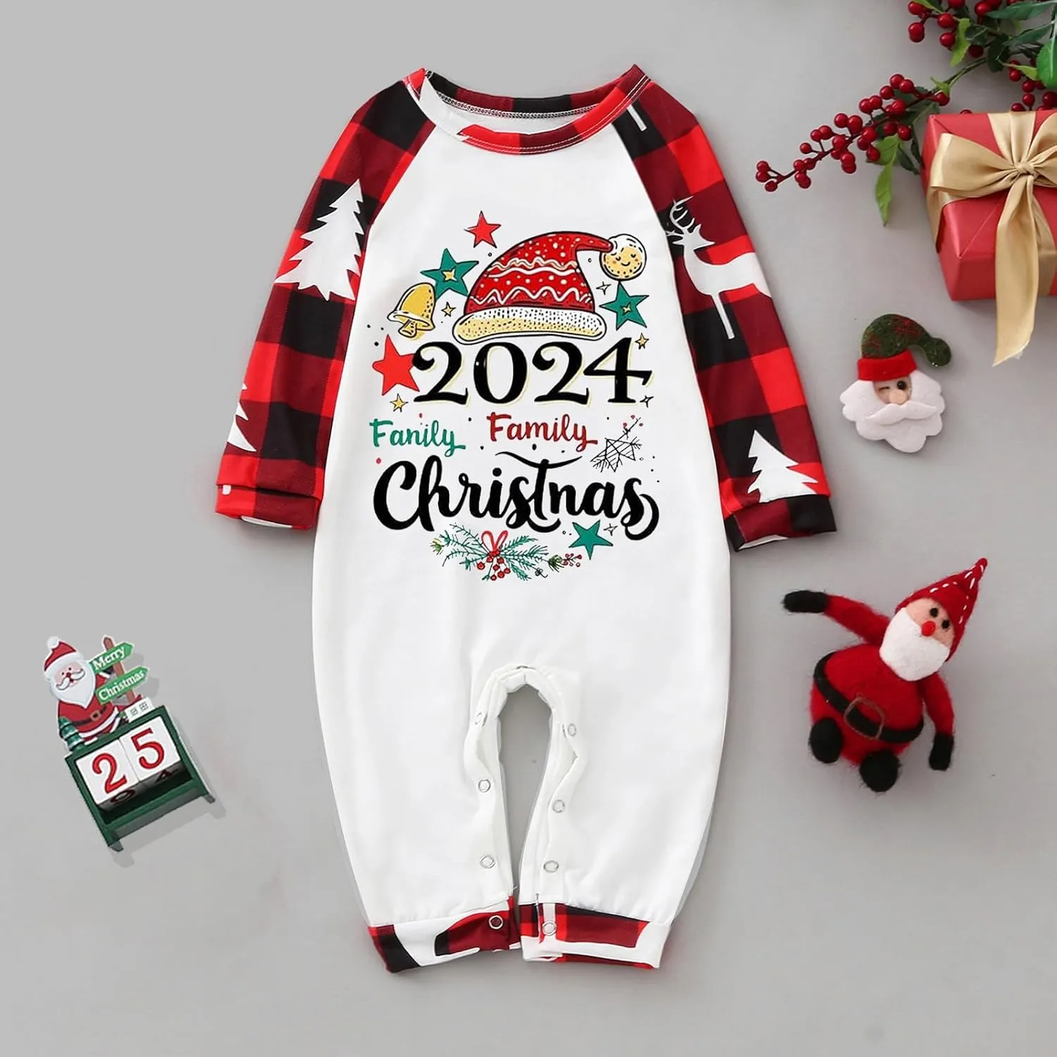 Christmas Pajamas for Family Holiday Christmas Pjs for Family Christmas Pajamas Matching Sets for Couples Sleepwear