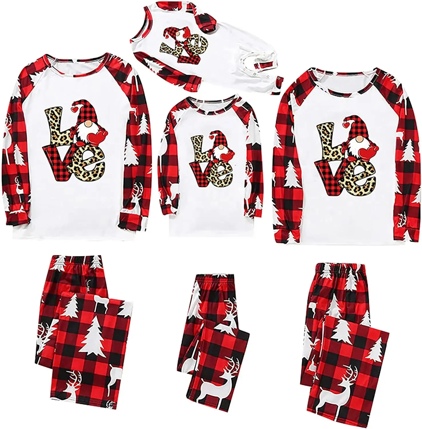 Christmas Pajamas for Family Matching Pjs Set
