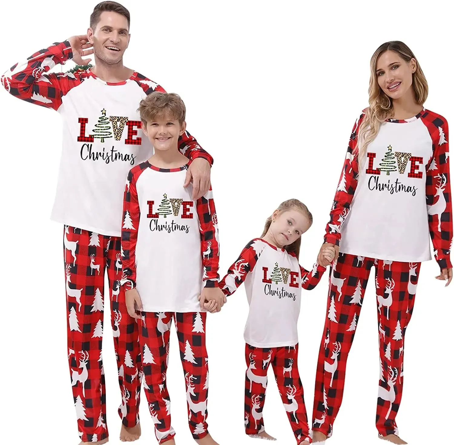 Christmas Pajamas for Family Matching Pjs Set