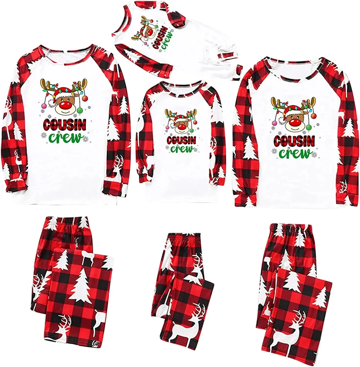 Christmas Pajamas for Family Matching Pjs Set