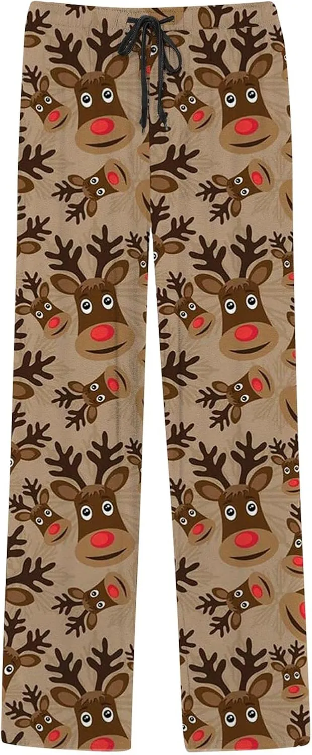 Christmas Pj Pants Pants with Drawstring and Pockets Mens Lounge Pants Pajama Pants for Men Pajama Pants for Mens