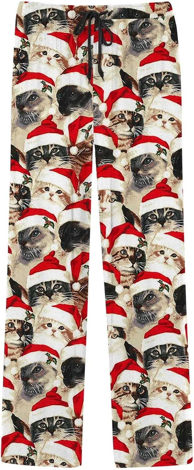 Christmas Pj Pants Pants with Drawstring and Pockets Mens Lounge Pants Pajama Pants for Men Pajama Pants for Mens