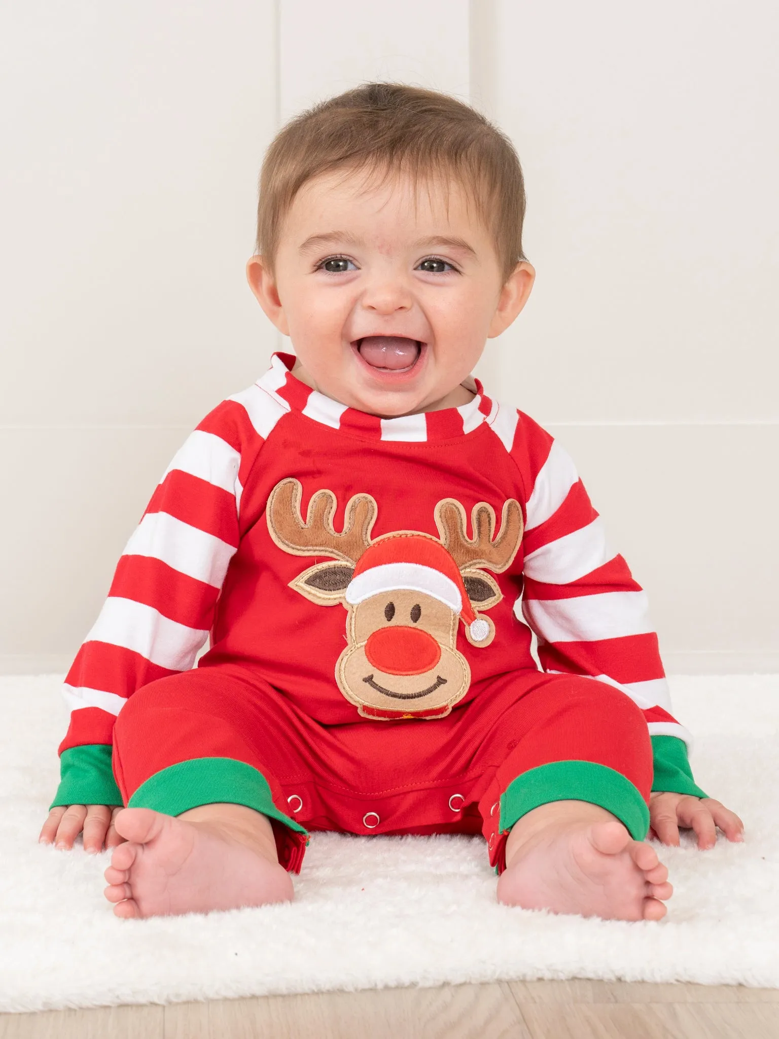 Christmas Reindeer Romper Pajamas - For Boys & Girls
