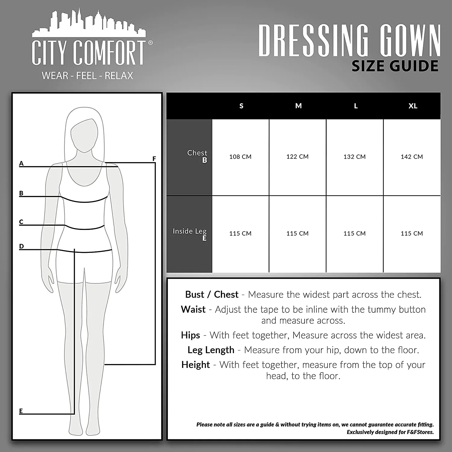 CityComfort Dressing Gown Women with Hood - Luxurious Fluffy Ladies Dressing Gown in Super Soft Fleece