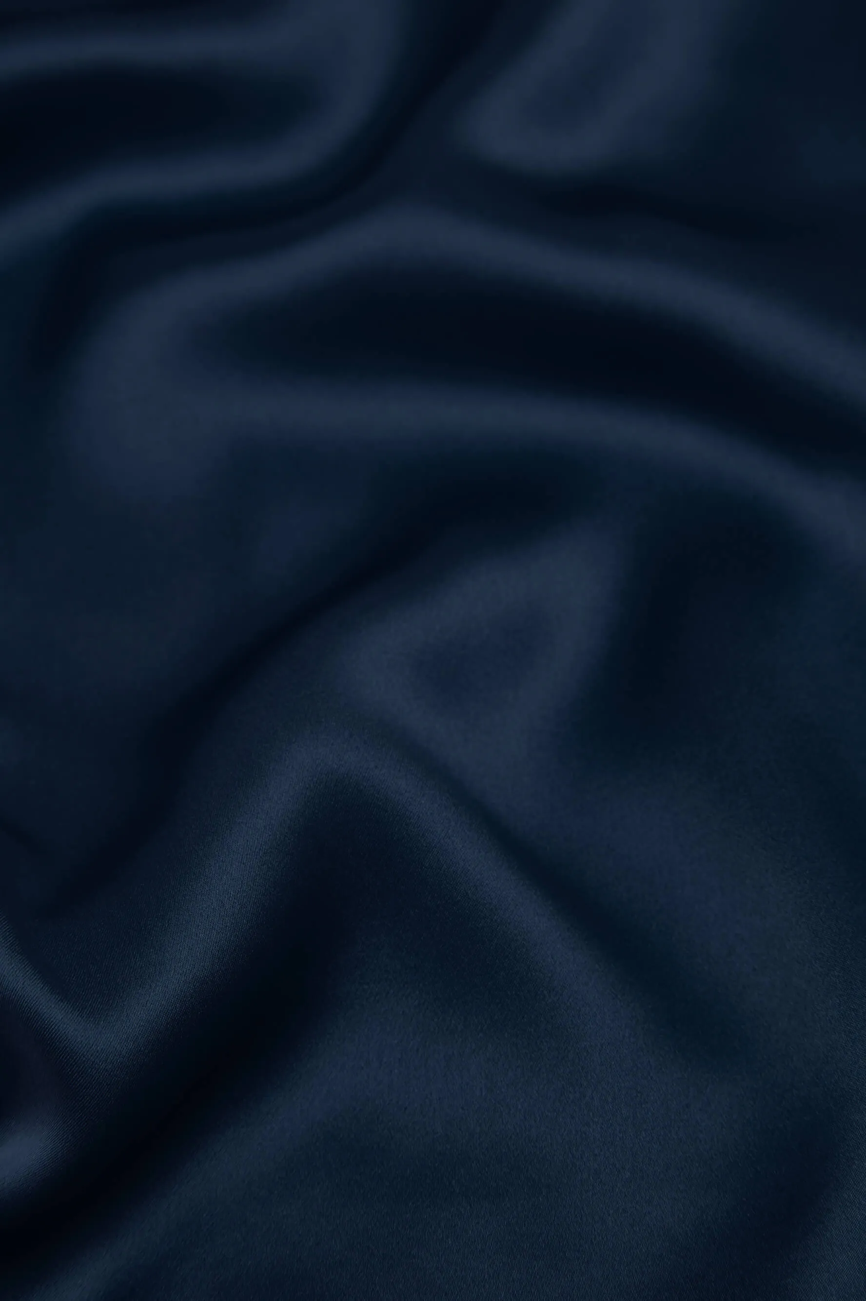 Coco Navy Pajamas in Silk Satin